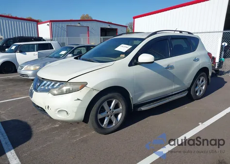 2009 Nissan Murano S z USA, uszkodzony, nr VIN JN8AZ18W09W126270